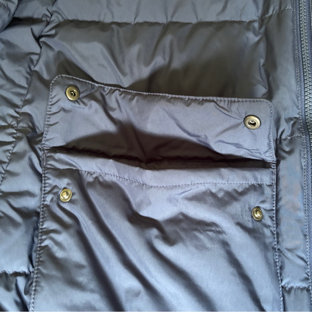 The North Face Hooded Puffer Coat Navy Women’s Size XXXL NWOT - Picture 3 of 6